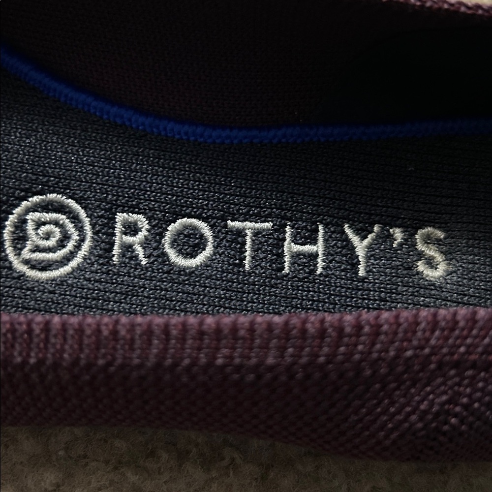Rothy’s Orchid Heel Stripe Flat [Retired] - Size 7.5 - Picture 6 of 8